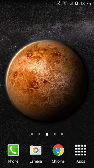 Kostenloses Android-Live Wallpaper Venus. Vollversion der Android-apk-App Venus für Tablets und Telefone.