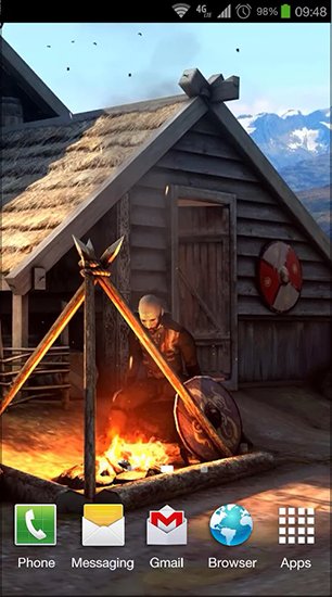 Screenshots of the Vikings 3D for Android tablet, phone.