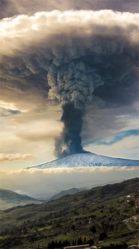 Volcano - скачати безкоштовно живі шпалери для Андроїд на робочий стіл.
