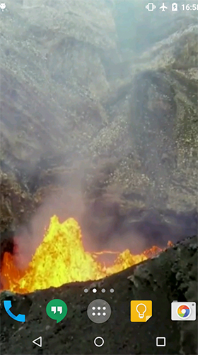 Écrans de Volcano by Cambreeve pour tablette et téléphone Android.