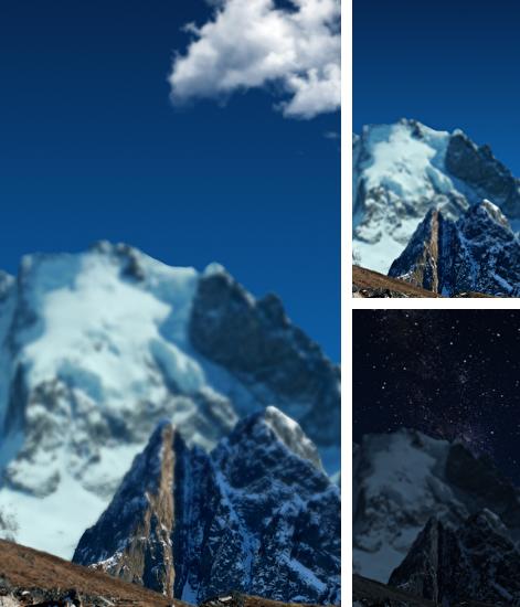 Додатково до живої шпалери зима для Android телефонів та планшетів, Ви можете також безкоштовно скачати High Mountains.