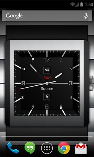 Watch square lite - бесплатно скачать живые обои на Андроид телефон или планшет.