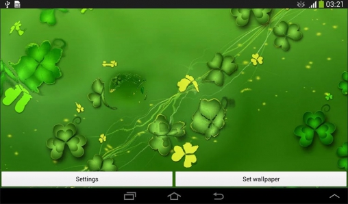 Écrans de Water by Live mongoose pour tablette et téléphone Android.