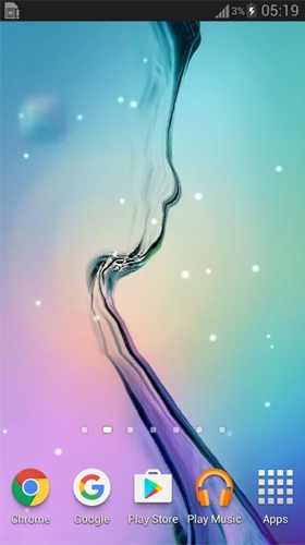Fondos de pantalla animados a Water galaxy para Android. Descarga gratuita fondos de pantalla animados Galaxia de agua.