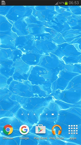 Water ripple für Android spielen. Live Wallpaper Wasserwellen kostenloser Download.