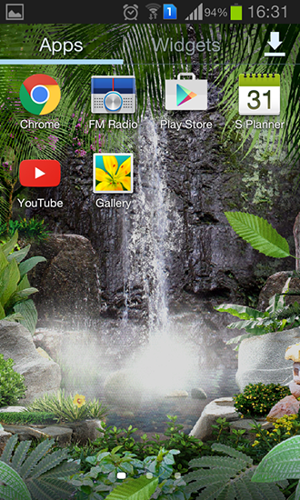 Fondos de pantalla animados a Waterfall 3D para Android. Descarga gratuita fondos de pantalla animados Cascada 3D.