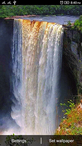 Waterfall 3D by World Live Wallpaper live wallpaper for Android. Waterfall  3D by World Live Wallpaper free download for tablet and phone.