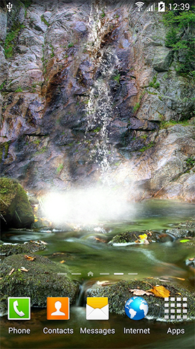 Screenshots of the Waterfall by BlackBird Wallpapers for Android tablet, phone.