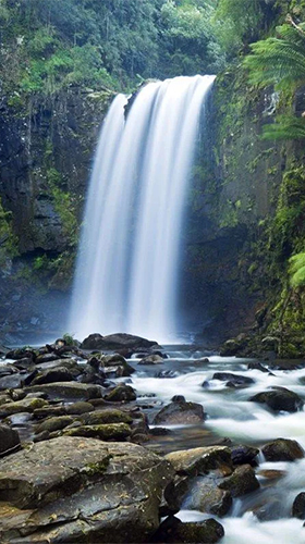Скриншот Waterfall by Red Stonz. Скачать живые обои на Андроид планшеты и телефоны.