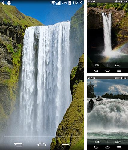Waterfall sounds by Wallpapers and Backgrounds Live - бесплатно скачать живые обои на Андроид телефон или планшет.