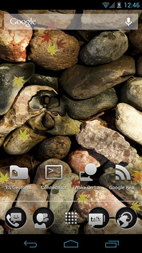 Écrans de Waterize pour tablette et téléphone Android.