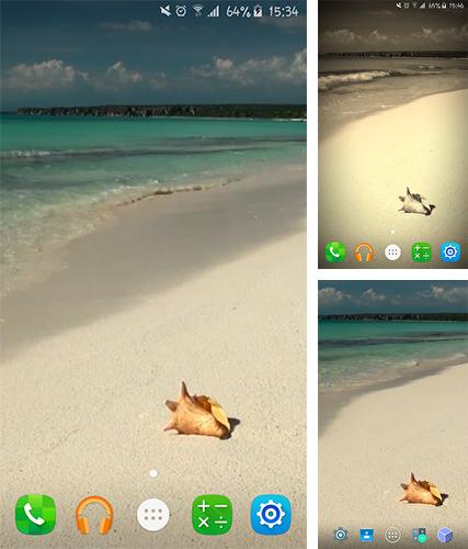 Kostenloses Android-Live Wallpaper Wellen. Vollversion der Android-apk-App Waves für Tablets und Telefone.