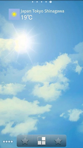 Weather sky für Android spielen. Live Wallpaper Wetterhimmel kostenloser Download.