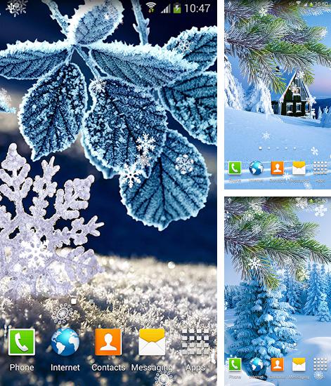 Дополнительно к живым обоям на Андроид телефоны и планшеты Светлячки, вы можете также бесплатно скачать заставку Winter by Amax lwps.