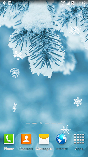 Screenshots of the Winter by Blackbird wallpapers for Android tablet, phone.