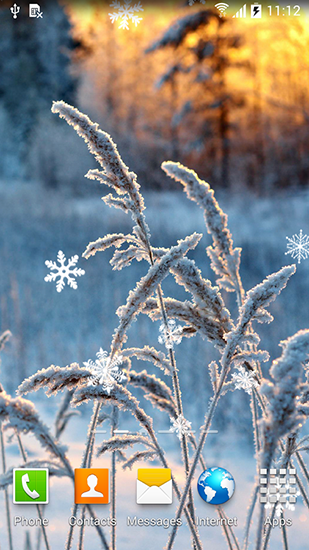 Screenshots of the Winter by Blackbird wallpapers for Android tablet, phone.