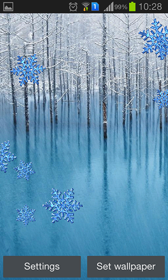 Kostenloses Android-Live Wallpaper Winter. Vollversion der Android-apk-App Winter by Charlyk lwp für Tablets und Telefone.