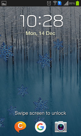 Screenshots of the Winter by Charlyk lwp for Android tablet, phone.