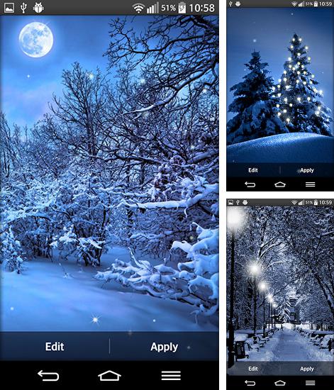 En plus du fond d'écran Fille de rêve pour téléphones et tablettes Android, vous pouvez aussi télécharger gratuitement Hiver, Winter by My live wallpaper.