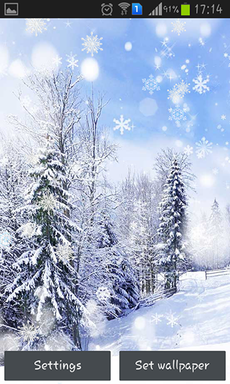 Winter dreams HD für Android spielen. Live Wallpaper Winterträume HD kostenloser Download.