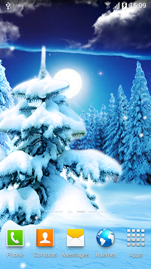 Descarga gratuita fondos de pantalla animados Bosque de invierno 2015 para Android. Consigue la versión completa de la aplicación apk de Winter forest 2015 para tabletas y teléfonos Android.