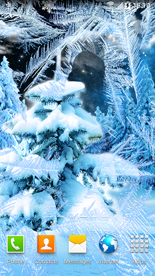 Скриншот Winter forest 2015. Скачать живые обои на Андроид планшеты и телефоны.