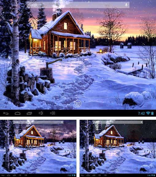 Kostenloses Android-Live Wallpaper Winterurlaub. Vollversion der Android-apk-App Winter holiday für Tablets und Telefone.