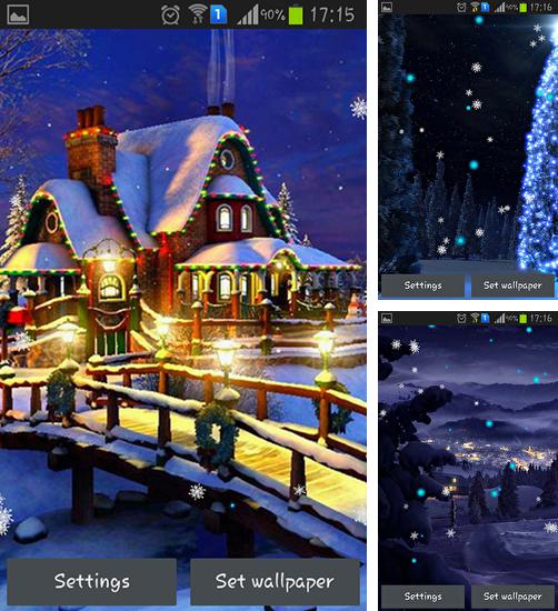 Kostenloses Android-Live Wallpaper Winterurlaub 2015. Vollversion der Android-apk-App Winter holidays 2015 für Tablets und Telefone.