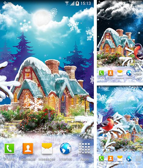 Download live wallpaper Winter landscape for Android. Get full version of Android apk livewallpaper Winter landscape for tablet and phone.