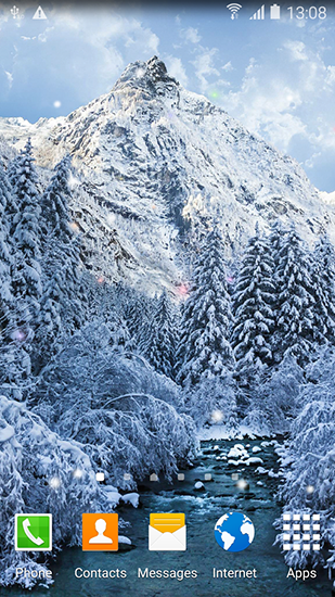 Як виглядають живі шпалери Winter landscapes.