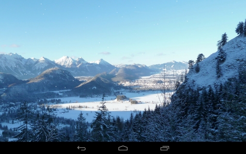 Winter mountains - безкоштовно скачати живі шпалери на Андроїд телефон або планшет.