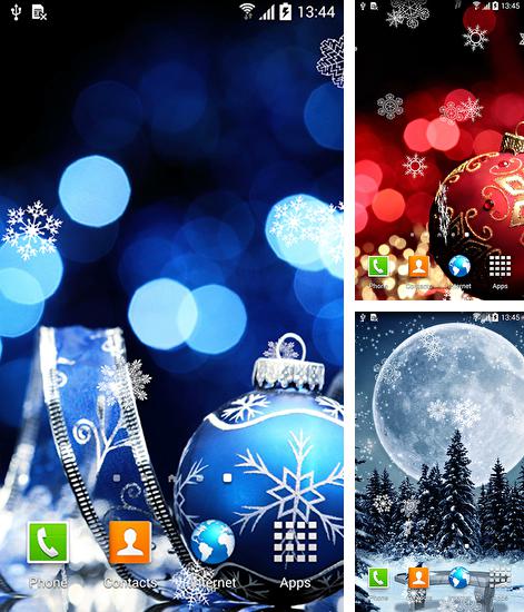 Télécharger le fond d'écran animé gratuit Nuit d'hiver  . Obtenir la version complète app apk Android Winter night pour tablette et téléphone.