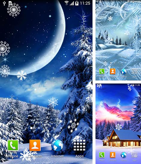 Дополнительно к живым обоям на Андроид телефоны и планшеты Океан, вы можете также бесплатно скачать заставку Winter night by Blackbird wallpapers.