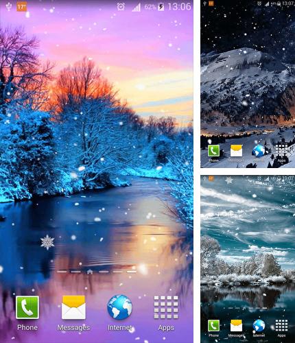 Kostenloses Android-Live Wallpaper Winterzeit. Vollversion der Android-apk-App Winter Season für Tablets und Telefone.
