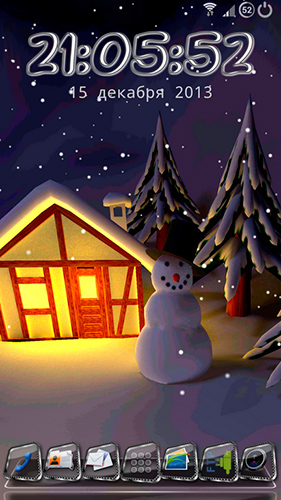 Télécharger le fond d'écran animé gratuit La neige hivernale 3D. Obtenir la version complète app apk Android Winter snow in gyro 3D pour tablette et téléphone.
