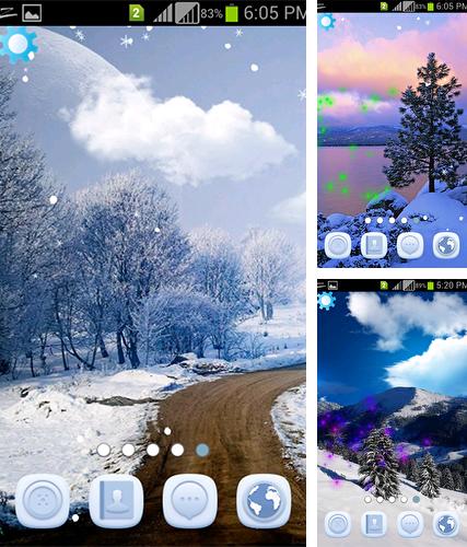 Descarga gratuita fondos de pantalla animados Nevadas de invierno para Android. Consigue la versión completa de la aplicación apk de Winter snowfall by AppQueen Inc. para tabletas y teléfonos Android.