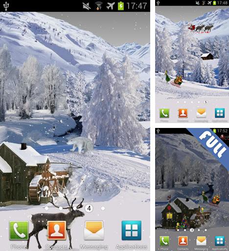 Winter white - бесплатно скачать живые обои на Андроид телефон или планшет.