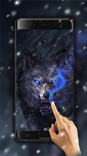 Papeis de parede animados Espírito de lobo para Android. Papeis de parede animados Wolf spirit para download gratuito.