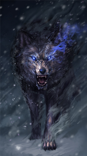 Screenshots of the Wolf spirit for Android tablet, phone.