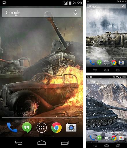 Télécharger le fond d'écran animé gratuit Le monde des tanks  . Obtenir la version complète app apk Android World of tanks pour tablette et téléphone.