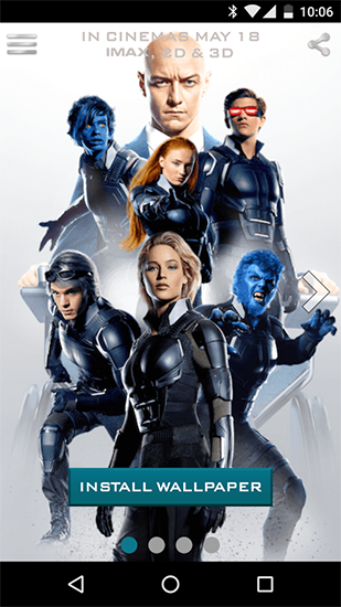 Descarga gratuita fondos de pantalla animados X-Men para Android. Consigue la versión completa de la aplicación apk de X-men para tabletas y teléfonos Android.