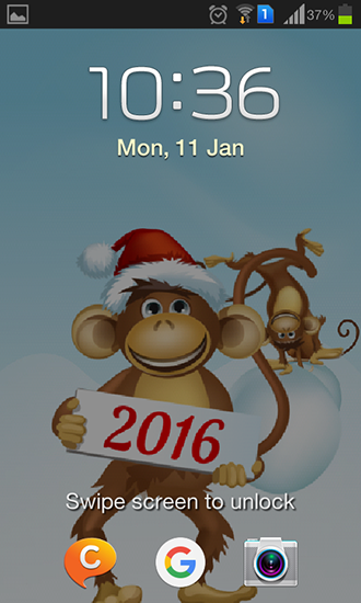 Screenshots do Ano do macaco para tablet e celular Android.