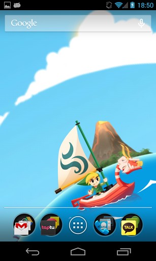 Papeis de parede animados Zelda: Despertar o vento para Android. Papeis de parede animados Zelda: Wind waker para download gratuito.