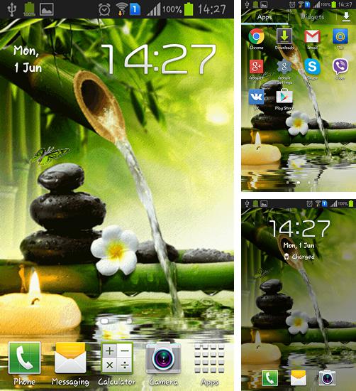 In addition to live wallpaper My photo wall love flowers for Android phones and tablets, you can also download Zen garden for free.