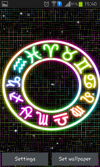 Zodiac für Android spielen. Live Wallpaper Zodiac kostenloser Download.