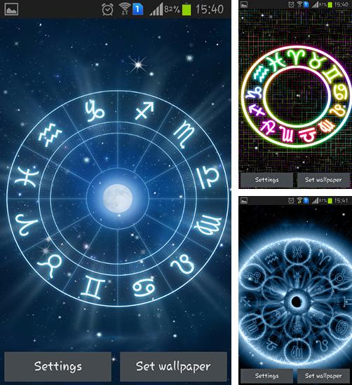 Además de fondo de pantalla animados Lentejuelas del arco iris para teléfonos y tabletas Android, también puedes descargarte gratis Zodiac.