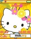 Download mobile theme Fruity Hello Kitty