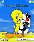 Download mobile theme Tweety and Sylvester