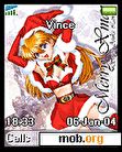Download mobile theme Merry Christmas Anime