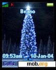 Download mobile theme Blue Christmas